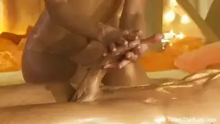 المثيرة تدليك التركية