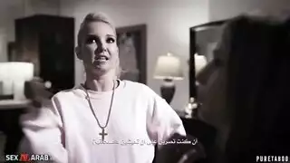 علاقة عائلية مثيرة: عقاب سحاقي إباحي