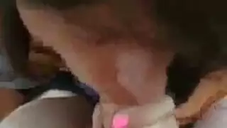 أليسا السمراء النحيلة في دانتيل تتلقى جماعًا وجهيًا من لوسي