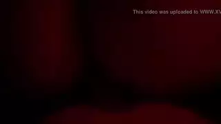 مؤخرة سابقة تتمدد بواسطة قضيب ممتلئ