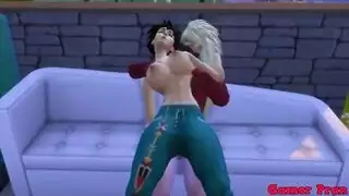 هدية عيد الثامن عشر: مراهقة تأخذ قضيباً في حلقها وتُضرب في وضعية المبشر